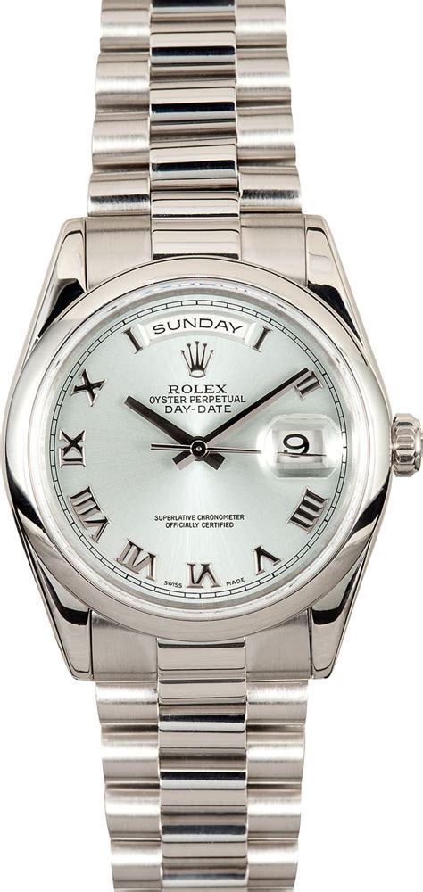 rolex day date 36 platinum